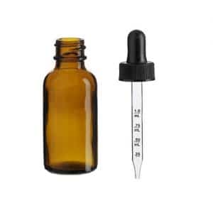 Glass Bottle with Dropper